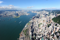 Almost 90 percent of Hong Kong's economy is service-based