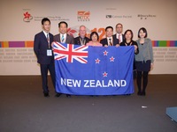 Representatives of the HKNZBA at the 12th Hong Kong Forum