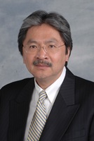 Financial secretary Mr John C Tsang 