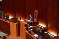 Mr Jasper Tsang was elected President of the Fifth Legislative Council (LegCo).